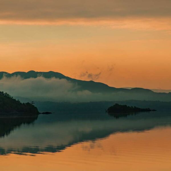 Sunrise overlooking Conic hill